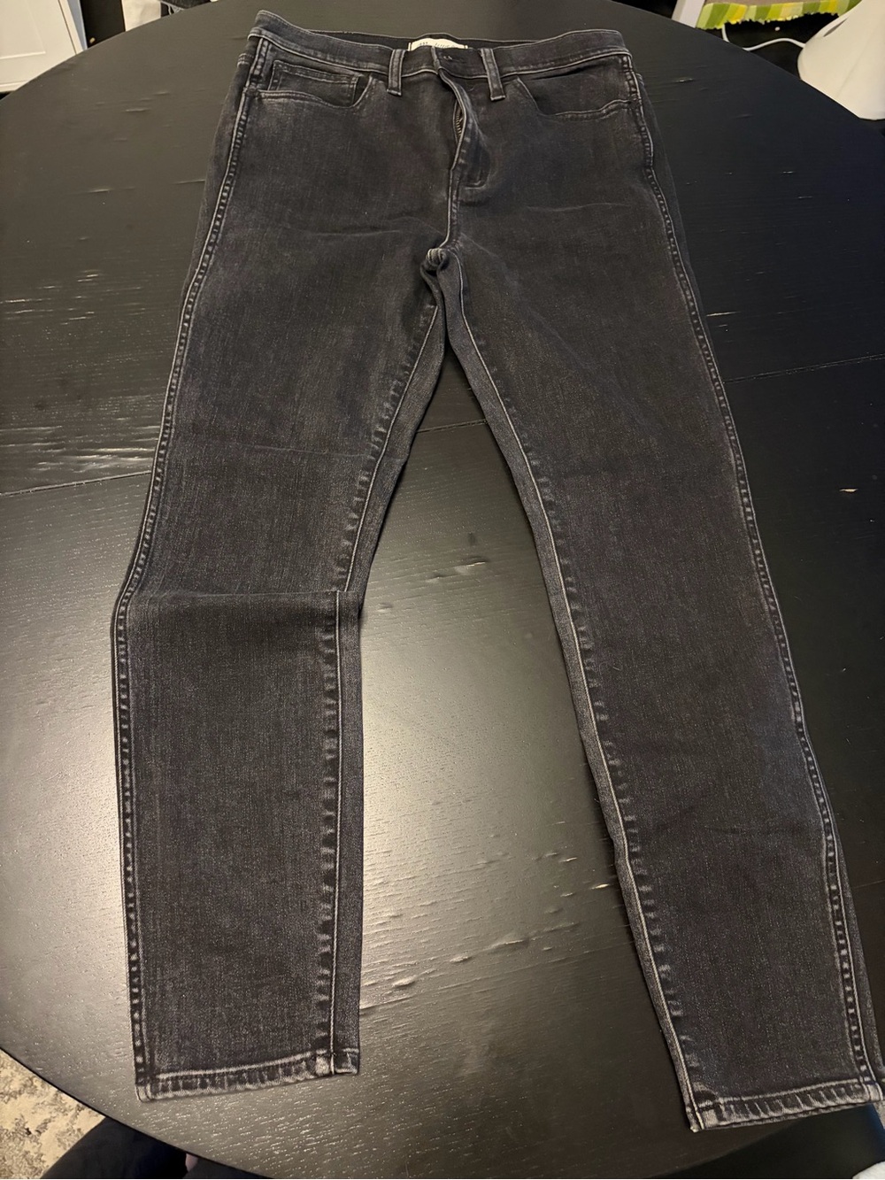 Madewell Charcoal Black 10” High Rise Skinny Skinny Jeans Sz29